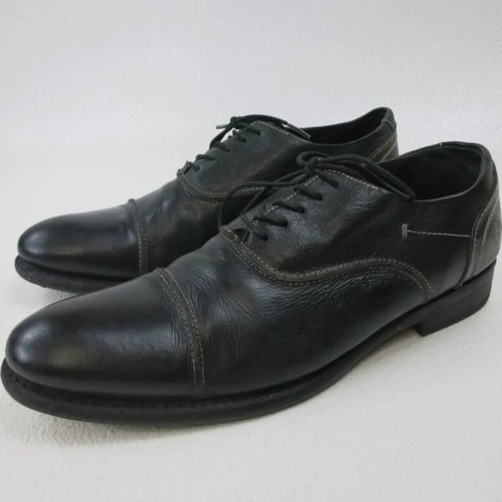 Blackstone Dutch Design Cap Toe Leather Dress Oxfords Men's Footwear Shoes 44